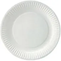 CaterSource Paptallerken Catersource ?18 cm FSC-m?rket bionedbrydelig hvid - (100 stk.)