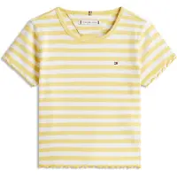 Tommy Hilfiger T-Shirt KG0KG08590 Hellgelb Slim Fit