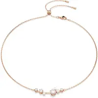 Swarovski Constella Rose Gold Coloured Necklace 5729504