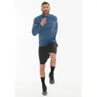 Endurance Funktionsshorts VANCLAUSE mit haltgebender Innenshorts 1001BM Black Melange L
