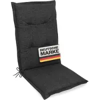Gardissimo PREMIUM Hochlehner Gartenstuhl Auflagen 120x50x8cm anthrazit