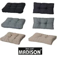 Madison Loungekissen - Gartenmöbel Auflagen für Lounge-Gruppen basic schwarz 60 x 40 cm