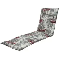 Doppler LIVING 2901 Rollliegenauflage Gartenliege 190x60x7cm grau