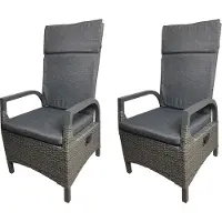 Gardissimo RIO Alu Polyrattan Loungesessel Dining Sessel verstellbare Lehne