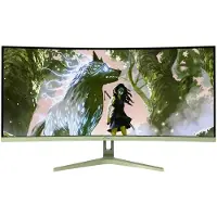 AROZZI Nova 34" Gaming Monitor - Gebogen - UWQHD VA - 165Hz - Waldgrün