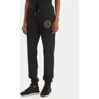 Versace Jeans Couture Jogginghose 80HAAT02 CF01T Schwarz Regular Fit