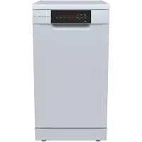 Candy Brava CDPH 2D1047W, Freistehend, Single (45 cm breit), Weiß, Schwarz, Tasten, LED