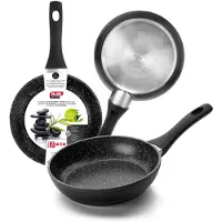 Ibili Frypan 24 CM ANTI Adhesif Bratpfanne, 24 cm max. Durchmesser, Aluminium, Induktionsherd-geeignet, Antihaftbeschichtung