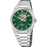Festina Herrenuhr Swiss Made Armbanduhr Edelstahl silber UF20053/3