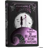 Bicycle Kartendeck - Disney Nightmare Before Christmas Kartenspiel Spielkarten Pokerkarten Single Deck