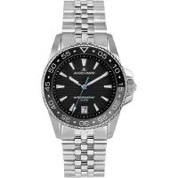 Jacques Lemans Armbanduhr Date Liverpool Diver Black