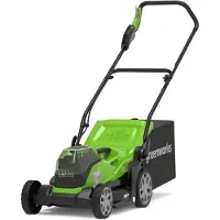 Greenworks 48V (2x24V) Kabelloser Akku Rasenmäher für Flächen bis zu 420 m², 36 cm Schnittbreite, 40-Liter-Sack