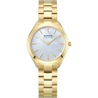 Bering Damen Uhr Armbanduhr Solar Gold - 17331-734 Edelstahl