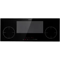 Klarstein Induktionskochfeld, Glaskeramik Kochfeld, Induktionskochfeld mit 4 Platten, Einbau-Induktionskochfeld mit Touch-Display, Digitalanzeige und Timer-Funktion, Schnelles Aufheizen, 7000 Watt