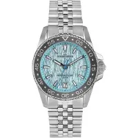 Jacques Lemans Armbanduhr Date Liverpool Diver Light blue