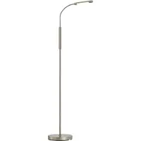 QAZQA Moderne Stehleuchte aus Stahl inkl LED 3 Stufen Dimmbar Wiederaufladbar Statler