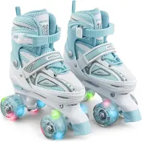 Apollo LED Rollschuhe größenverstellbar Super Quads X-Pro