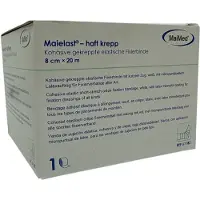 MaiMed Maielast haft krepp Fixierbinde elastisch gekreppt 8 cm x 20 m 1 St Binden