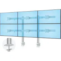 StarTech.com .com 6-MONITOR-ARM-A Flachbildschirm-Tischhalterung 81,3 cm (32") Tisch/Bank Weiß