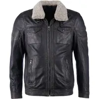 Jcc Lederjacke 3102102 Herren black S