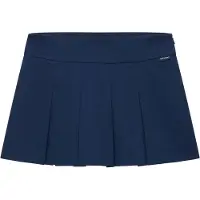 Superdry für Damen. W7210419A Marineblauer Plissee-Hosenrock (M), Lässig, Polyester