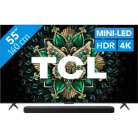 TCL 55 Zoll QD Mini-LED C61K 4K (2025) + S45H 2.0 Soundbar