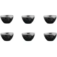 Bjorn MOON - Ø11,5cm - 6 Stück - Schwarz