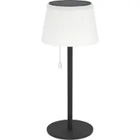 Eglo Solar Tischleuchte Scordiano, Outdoor Akku Tischlampe mit Zugschalter, kabellose Solarlampe für außen, warmweiß - kaltweiß, IP44