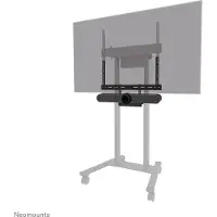 NeoMounts AV60-500BL - Befestigungskit (Montageklammer, Laptop-Ablage) - für Videobar / Laptop - Universal - Schwarz - Bildschirmgröße: 109.2-279.4 cm (43"-110")