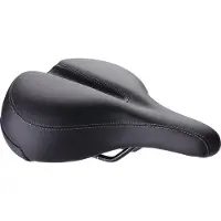 Bbb Cycling Sattel SoftShape Relaxed 205x265mm 205 schwarz - extra bequem....