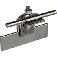 Dehn Dehnklemme StSt 0,7-8mm gewinkelt mit Spannrahmen - 365059