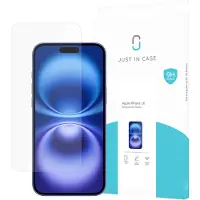 Just in Case Gehärtetes Glas Clear Displayschutzfolie Apple iPhone 16