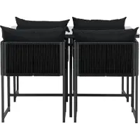 Venture Home Venture Design Essgruppe Noto Schwarz