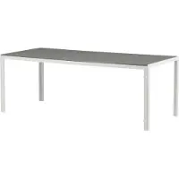 Venture Home Wetterfester Gartentisch Break Grau 205x90x75 cm