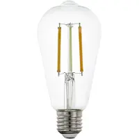 Eglo CONNECT-Z E27 LED ST64 – Smarte Retro-Lampe mit Weißlichtsteuerung - Zigbee + Matter & Thread