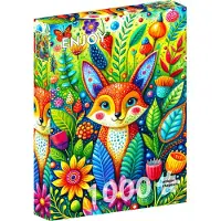 Enjoy Puzzle Garden's Guest 1000 Teile Tiere Garten