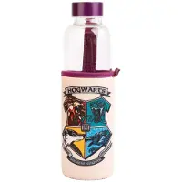 Harry Potter - Glaswasserflasche 500 ml (Hogwarts)