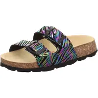 Superfit Mädchen FUSSBETTPANTOFFEL Schwarz 0090