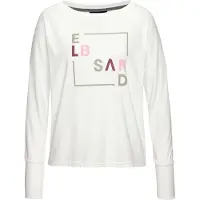 Elbsand Langarmshirt in weiß bedruckt | Gr.: M