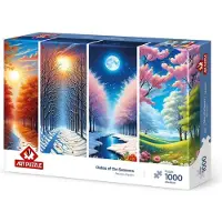 Art puzzle Tore der Jahreszeiten