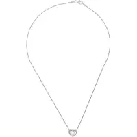 Orphelia 'Alberte' Damen 925 Sterling Silber Kette mit Anhänger - Silber/Rose ZH-7233