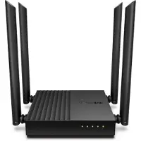 TP-LINK ARCHER A64, Wi-Fi 5 (802.11ac), Dual-Band (2,4 GHz/5 GHz), Ethernet/LAN, Schwarz, Tabletop-Router
