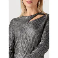Aaiko Damen Tops & T-Shirts Millie Pes 144 - Metallic - Größe XXL