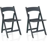 Hjh LIVING Outdoor Stuhl Faltstuhl TRAVANO 1 Kunststoff Gartenstuhl, wetterfester Stuhl für Garten Terrasse Balkon