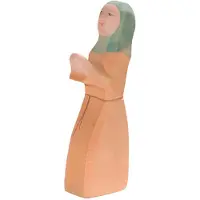 Ostheimer Holzfigur aus der Serie 'Noahs Frau', ein Unikat, 14 cm hoch