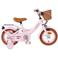 Volare Ashley Kinderfahrrad - Mädchen - 12 Zoll - Rosa - Zwei Handbremsen