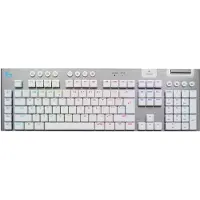 Logitech G G915 X Lightspeed, Verkabelt & Kabellos, USB + RF Wireless + Bluetooth, Mechanischer Switch, QWERTY, LED, Weiß