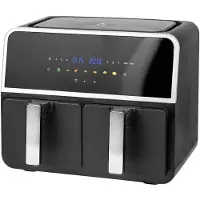 Emerio Doppel-Heißluftfritteuse AF-132833 2x 4,5 L 1700 W