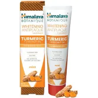 Himalaya Botanique Aufhellende Antiplaque Zahnpasta Kurkuma + Kokosnussöl 113 g