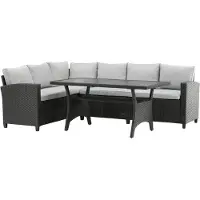 Venture Home Lounge-Set Bentwood Schwarz